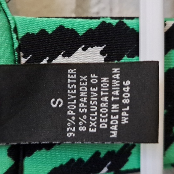 International Concepts Green/Black/White Bead & Gem Formal Dress. Size Small NWT - Picture 11 of 14